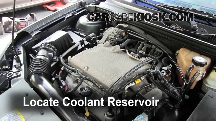 2004 Chevrolet Malibu LS 3.5L V6 Refrigerante (anticongelante) Agregar refrigerante